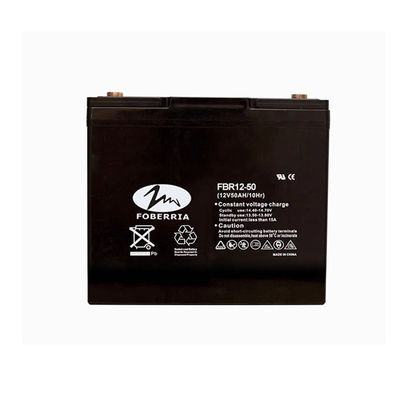 UPS 12v 50ah 15.5kg 380A Baterai Asam Timbal yang dapat diisi ulang Untuk Peralatan Rumah Tangga